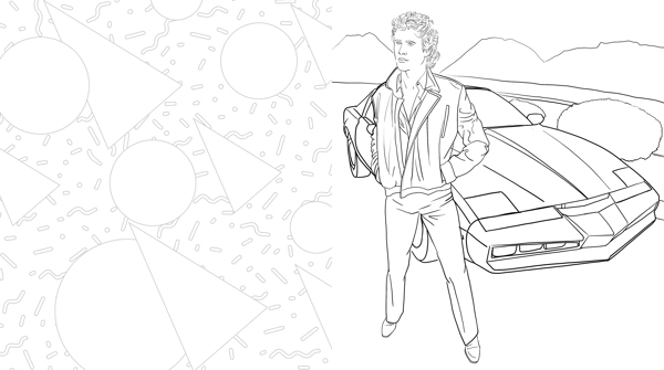 The Best of the '80s Coloring Book