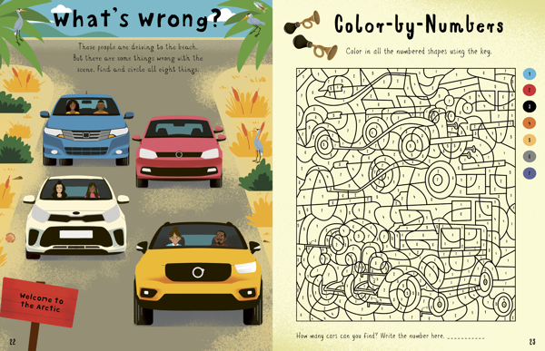 In the Car Activity Book
